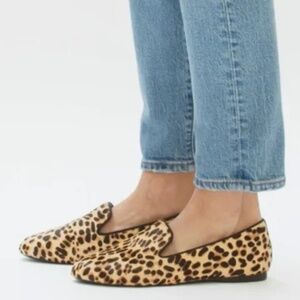 Birdies Starling Calf Hair Cheetah Loafer 7.5